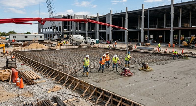 Commercial Slab Construction in Jupiter, FL