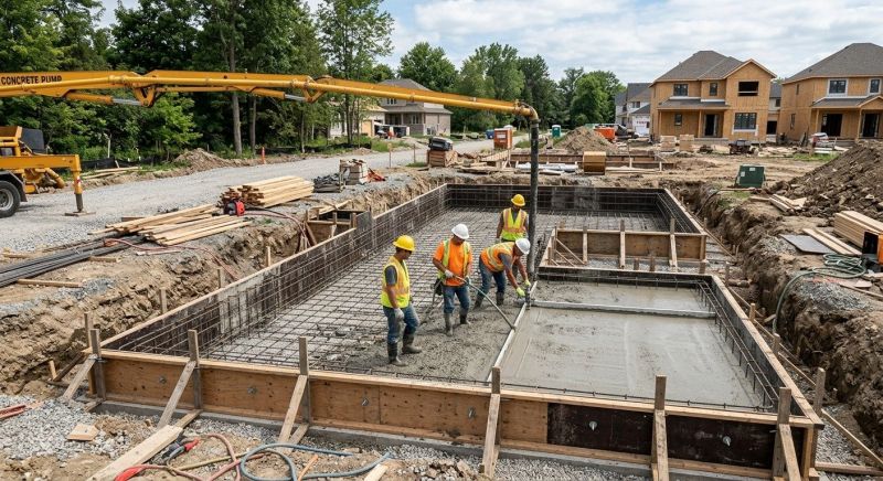 Concrete Foundation Installation in Fort Wayne, IN