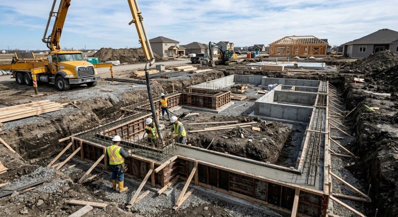 Concrete Foundation Pouring in Greenville, SC