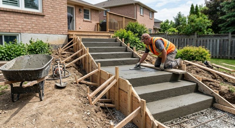 Concrete Stairs Installation in Denver, CO